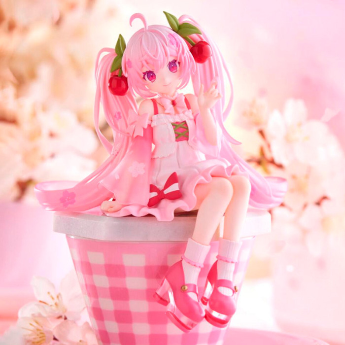Фигурка Hatsune Miku Sakura Miku 2025 Noodle Stopper Figure 15см