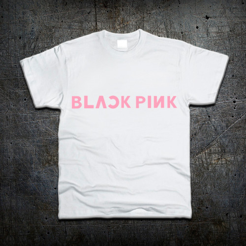 Футболка Лого Black Pink Белая 104 см (7122)