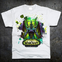 Футболка Fruit of the Loom Іллідан Варкрафт Illidan World of Warcraft Білий 152 см (219289) - вид 1 мініатюра