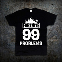 Футболка Fruit of the Loom 99 Problems Фортнайт Fortnite Черный 140 см (1195730) - вид 1 миниатюра