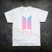 Футболка Fruit of the Loom Лого БТС BTS Бантани 128 см (197119)