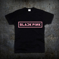 Футболка Fruit of the Loom Лого Black Pink K-POP Черная 140 см (1197121) - вид 1 миниатюра