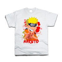 Футболка Наруто Аніме Naruto White 152 см (397464) - вид 1 мініатюра