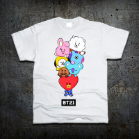 Футболка Fruit of the Loom Талісмани BT21 БТ21 групи BTS L (6927400) - вид 1 мініатюра