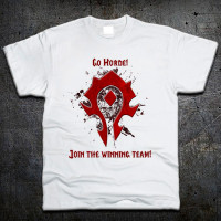 Футболка Fruit of the Loom Логотип Варкрафт Орда World of Warcraft Horde Білий XXL (719286) - вид 1 мініатюра