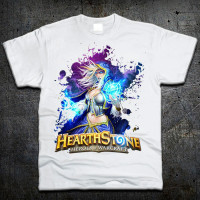 Футболка Fruit of the Loom Джайна Праудмур Hearthstone Білий XXL (719844) - вид 1 мініатюра