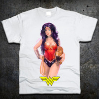 Футболка Fruit of the Loom Чудо жінка - Wonder Woman DC Comics Білий M (4191092) - вид 1 мініатюра