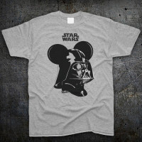 Футболка Fruit of the Loom Дарт Вейдер Зоряні війни Darth Vader Star Wars Сірий S (3191234) - вид 1 мініатюра