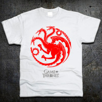 Футболка Fruit of the Loom Дім Таргарієни Гра престолів House Targaryen Game of Thrones Білий L (5193141) - вид 1 мініатюра