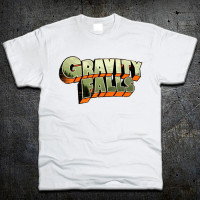 Футболка Fruit of the Loom Логотип Ґравіті Фолз Logo Gravity Falls Білий M (4193266) - вид 1 мініатюра