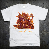 Футболка Fruit of the Loom малюк Зерг Стар Крафт 2 Baby Zerg Star Craft 2 Білий L (5193775) - вид 1 мініатюра