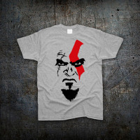 Футболка Fruit of the Loom Кратос Kratos God of War Сірий XXL (17195311) - вид 1 мініатюра