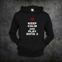 Худі Fruit of the Loom Заспокойся і Грай в Доту Keep Calm and Play Dota 2 Чорний XL (119705) - вид 1 мініатюра