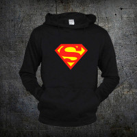 Худі Fruit of the Loom Супермен Логотип Superman Logo Чорний M (91090) - вид 1 мініатюра