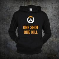 Худі Fruit of the Loom Один Постріл Одна Смерть One Shot One Kill - Overwatch Чорний XL (1192539) - вид 1 мініатюра
