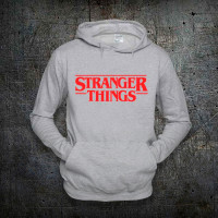 Худі Fruit of the Loom Дивні дива Stranger Things Сірий L (1495323) - вид 1 мініатюра