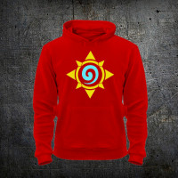 Худі Fruit of the Loom Лого Hearthstone: Heroes of Warcraft червоний XL (159680) - вид 1 мініатюра