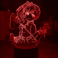 Світильник-нічник Канао Кочо Клинок, що знищує демонів настільна 3D Лампа 16 кольорів USB - Demon Slayer (12508)