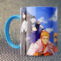 Кружка Саске, Сакура і Наруто дорослі і діти - Naruto (12808) - вид 1 мініатюра