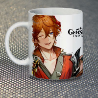 Кружка Тарталья и Чжун Ли Геншин Импакт - Genshin Impact (12812)