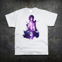 Футболка Мікаса космос Атака титанів Біла - Attack On Titan M (4912776) - вид 1 мініатюра