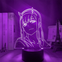 Світильник-нічник 02 профіль Коханий у Франксі - Darling in the Franxx 16 кольорів 3D USB (13135) - вид 1 мініатюра