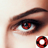 Линзы контактные цветные Мангёку Шаринган Мадары - Mangekyou Sharingan RY-34 (13354)