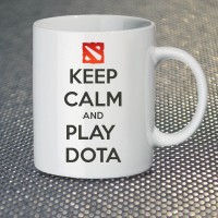 Кружка Keep Calm and Play Dota - вид 1 мініатюра