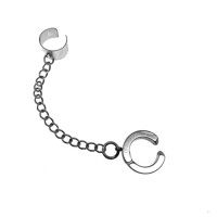 Серьга Оковы из нержавеющей стали (13661) - вид 1 миниатюра