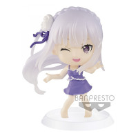 Колекційна фігурка Banpresto Емілія чібі, Ре: Зеро, Життя з нуля - Re: Zero BP16595P (13742) - вид 1 мініатюра