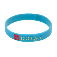 Браслет силиконовый Дота 2 синий - Dota 2 (13777) - вид 1 миниатюра