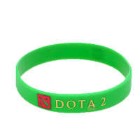 Браслет силиконовый Дота 2 зеленый - Dota 2 (13778) - вид 1 миниатюра