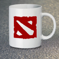 Чашка головний логотип гри Dota 2 Дота 2 New (14374) - вид 1 мініатюра