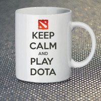 Чашка Keep Calm and Play Dota (14375) - вид 1 мініатюра
