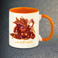 Чашка Love Zerg Стар Крафт Starcraft 2 New (14391) - вид 1 мініатюра