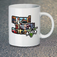 Чашка Лого ГТА Grand Theft Auto 5 New (14399) - вид 1 мініатюра