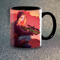 Чашка Girl Sniper PlayerUnknown's Battlegrounds New (14495) - вид 1 мініатюра