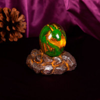 Статуетка Яйце з Драконом Dragon Egg Зелена (14773) - вид 1 мініатюра