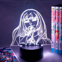 Світильник-нічник Юмеко Джабамі Шалений азарт - Kakegurui 3D Лампа 16 кольорів USB (14825)