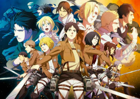Плакат все персонажи Атака титанов - Attack on Titan (14934) - вид 1 миниатюра