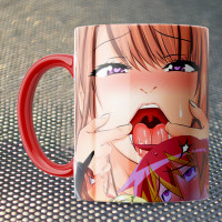 Чашка кольорова Ахегао - Ahegao (14984) - вид 1 мініатюра