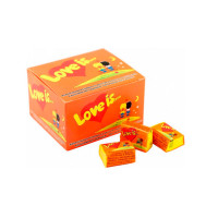 Жуйка Love is Апельсин-Ананас Упаковка 100 шт (15316) - вид 1 мініатюра