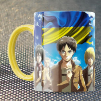 Кружка Атака титанів Attack on Titan UA (15435) - вид 1 мініатюра