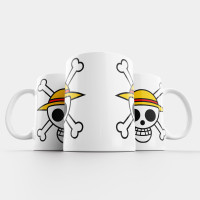 Чашка череп Ван Піс Великий куш - One Piece (15720) - вид 1 мініатюра