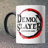 Чашка лого Клинок, що знищує демонів - Demon Slayer: Kimetsu no Yaiba (15758) - вид 1 мініатюра