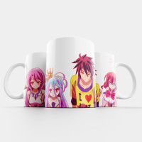 Чашка Пустые Нет игры - нет жизни - No Game, No Life (15838) - вид 1 миниатюра