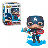 Фігурка Funko POP! Avengers Endgame Captain America with Broken Shield Mjoinir (16144)