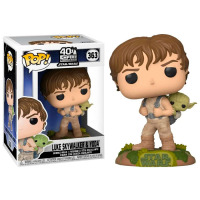 Фігурка Funko POP! Люк з Йодой Star Wars Luke with Yoda Зоряні війни (16710)