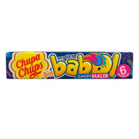 Жувальна гумка Chupa Chups Big Babol Zungen-Malen Малина що фарбує 27г (17165) - вид 1 мініатюра