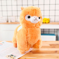 М'яка іграшка Симпатична Альпака з Сідлом Alpaca Plush Помаранчева (17332) - вид 1 мініатюра